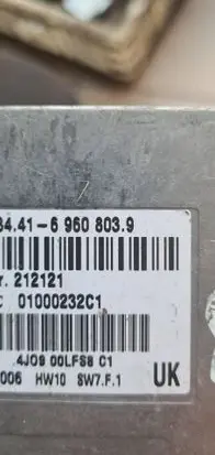BMW 7 E65 E66 Voice control module 6960803 212121 0100023201