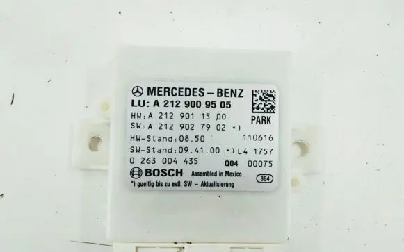 Mercedes-Benz E W212 Parking PDC control unit/module DALISID2648 2129009505 2129011500