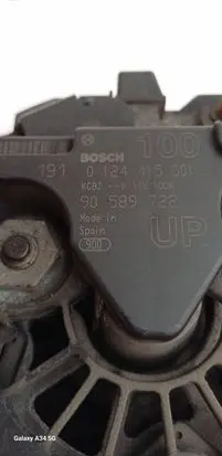 Opel Zafira A Generator/alternator 0124415001