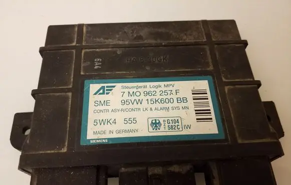 Volkswagen Sharan Comfort/convenience module 7MO962257F 95VW15K600BB