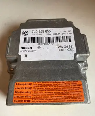 Volkswagen Touareg I Airbag control unit/module 7L0959655 0285001991 0039P002VYY99