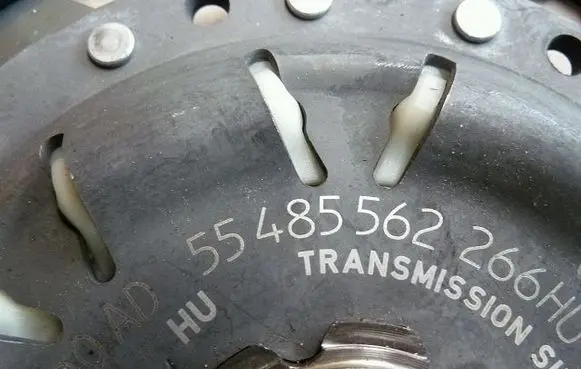 Opel Astra K Clutch pressure plate 55485562-T