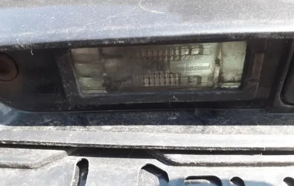 Renault Laguna II Number plate light