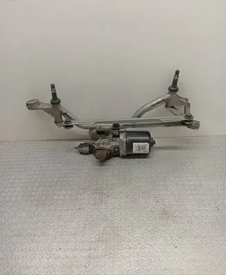 Front wiper linkage and motor