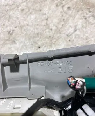 Toyota Yaris Climate control unit 5540652120 A10315