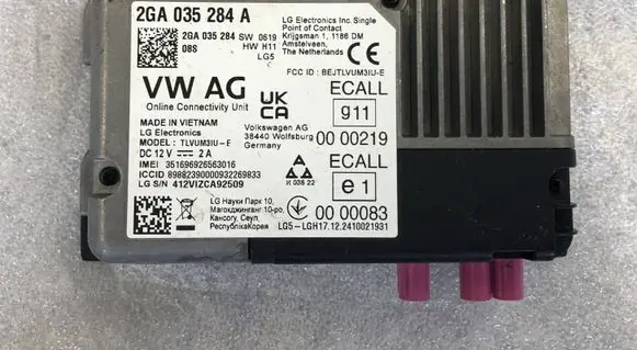 Volkswagen T-Roc Other control units/modules 2GA035284A 2GA035284