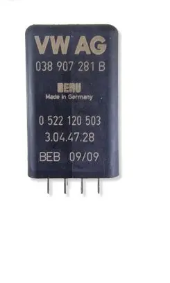 Audi A6 S6 C6 4F Glow plug pre-heat relay 038907281B