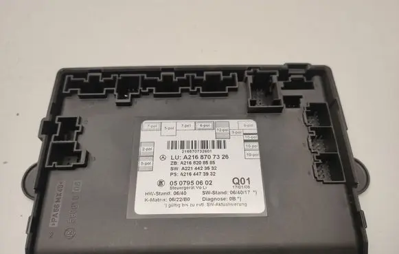 Mercedes-Benz CL C216 Door control unit/module A2168707326