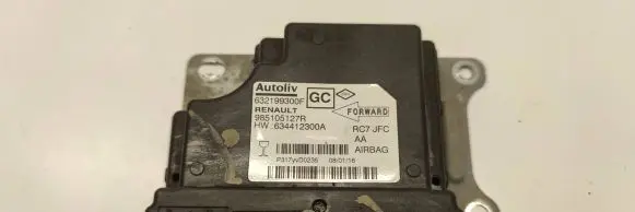 Renault Espace V (RFC) Airbag control unit/module 985105127R 634412300A 632199300F