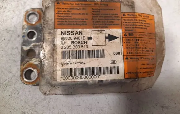 Nissan Note (E11) Airbag control unit/module 0285B00513 988209401B