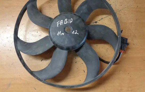 Skoda Fabia Mk2 (5J) Air conditioning (A/C) fan (condenser) 6B0959455C