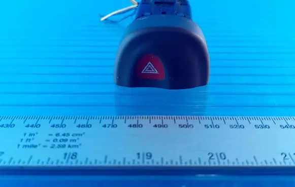 Renault Scenic I Hazard light switch 435536