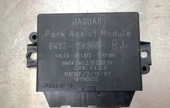 Jaguar XF X250 Parking PDC control unit/module 6W8315K866B 0817800735 601975