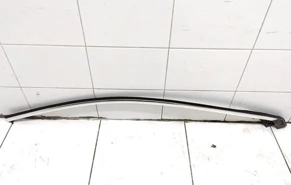 Front door glass trim molding
