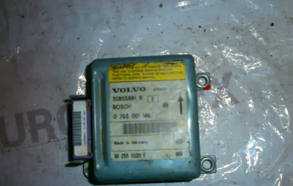 Volvo S40, V40 Airbag control unit/module 30855881B 0285001146