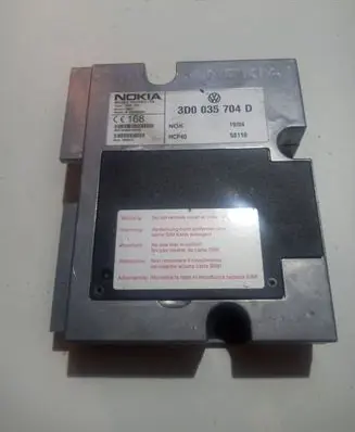 Volkswagen Phaeton Phone control unit/module 3D0035704D