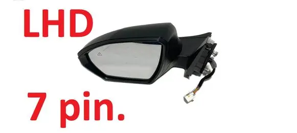 Hyundai Tucson IV NX4 Front door electric wing mirror 87610N7AK0 41135 87610N7AK0A2B