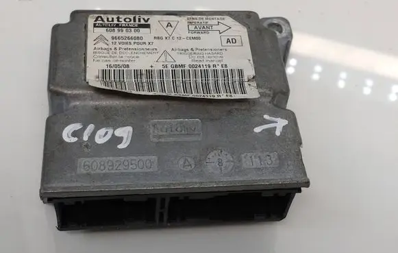 Citroen C5 Airbag control unit/module 9665266080 608990300