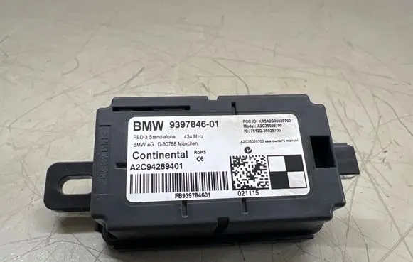 BMW 1 F20 F21 Antenna control unit 9397846 A2C94289401