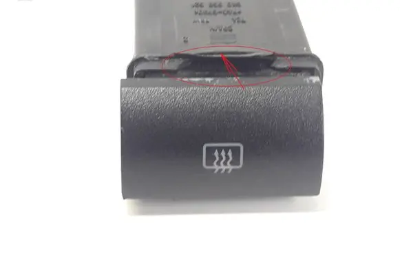 Windscreen/window heater switch
