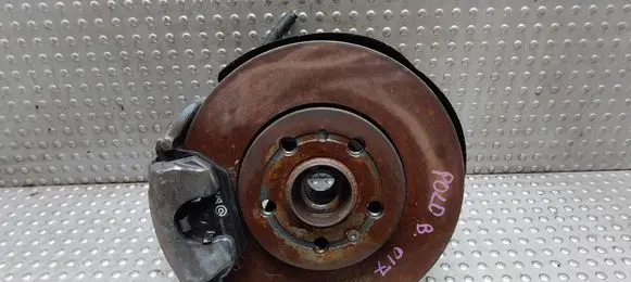 Volkswagen Polo IV 9N3 Front wheel hub spindle knuckle 6Q0407255AC