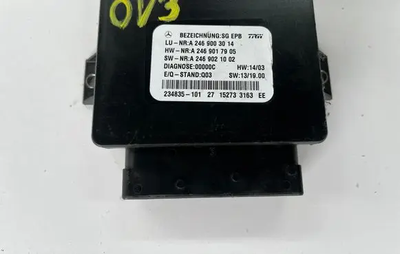 Mercedes-Benz GLA H247 Hand brake control module A2469003014 A2469021002 A2469017905