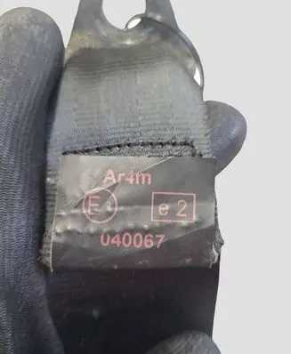 Peugeot 308 Middle seatbelt (rear) 96589932XX