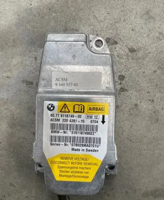 BMW 5 E60 E61 Airbag control unit/module 9118749 31911874902Z 220439115
