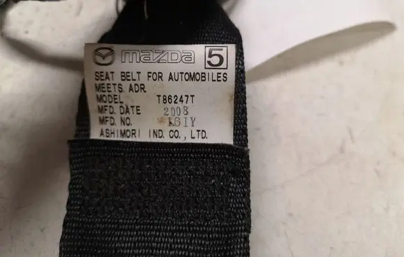 Mazda 6 Rear seatbelt buckle A1536 T86244B