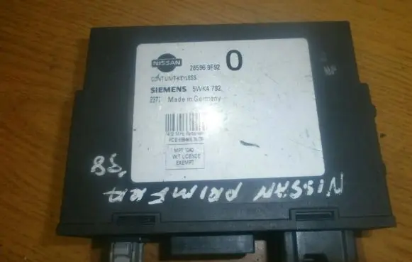 Nissan Primera Comfort/convenience module 285969f920