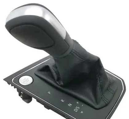 Volkswagen Touran III Gear lever shifter trim leather/knob 5TB713203E