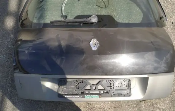 Renault Scenic II - Grand scenic II Tailgate/trunk/boot lid juodas