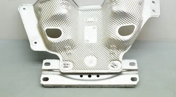 Heat shield in engine bay
