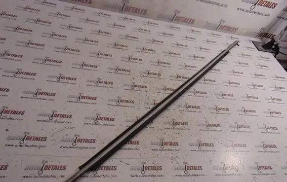 Front door glass trim molding