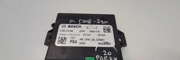 Peugeot 5008 II Parking PDC control unit/module 9835626980