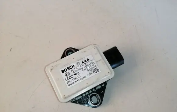 Audi A4 S4 B8 8K ESP acceleration yaw rate sensor 8R0907637B 0265005853