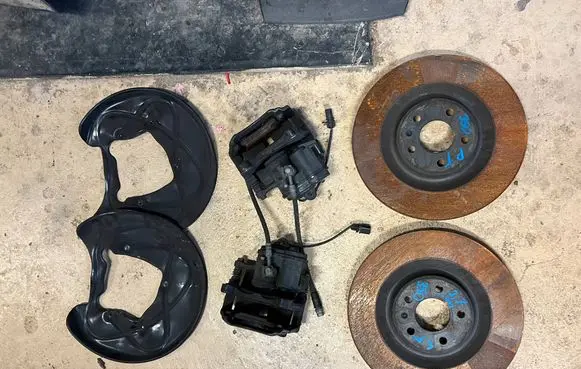 Audi A8 S8 D5 Brake discs and calipers set 4N0615403 350x28mm