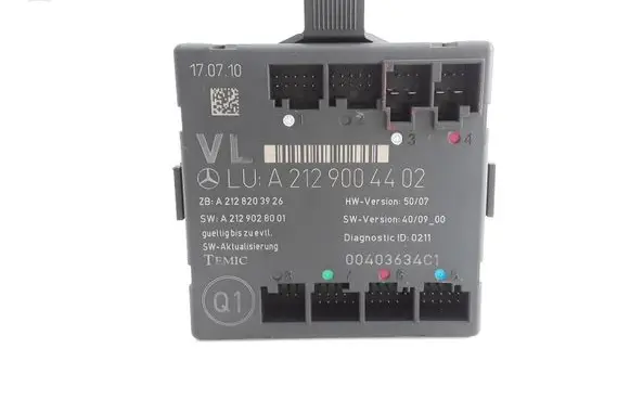 Mercedes-Benz E W212 Door control unit/module A2129004402