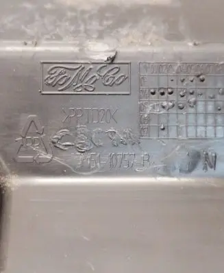 Volvo V50 Battery tray heat shield M5110757b