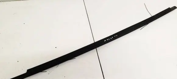 Front door glass trim molding