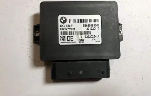 BMW 5 F10 F11 Hand brake control module 32620264A EB685485601 012027959