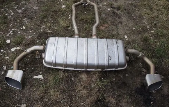 Porsche Cayenne (92A) Muffler/silencer 7P5253682AQ