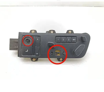 Volkswagen Phaeton Seat control switch 3D0959765M