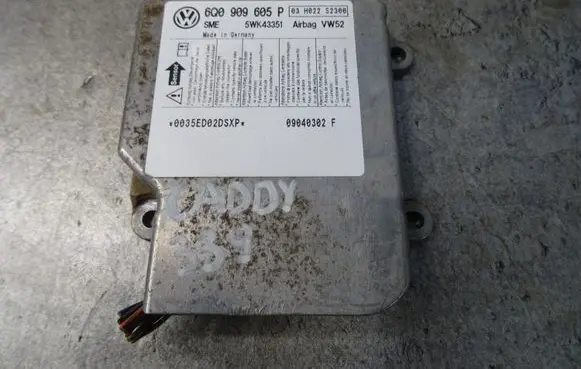 Volkswagen Caddy Airbag control unit/module 6Q0909605P