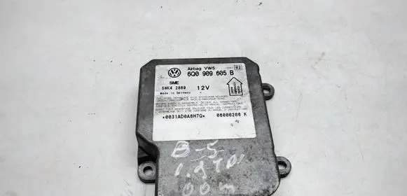 Volkswagen PASSAT B5 Airbag control unit/module 6Q0909605B