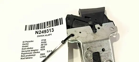Audi A8 S8 D3 4E Tailgate/trunk/boot lock/catch/latch 4F5827505D