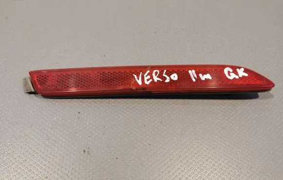 Toyota Verso Rear tail light reflector