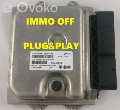 Fiat Ducato Engine control unit/module ECU 55246950 BC0104059H