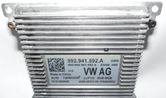 Volkswagen PASSAT B8 LED ballast control module 992941592A 10101500005