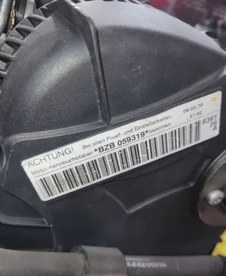 Skoda Octavia Mk2 (1Z) Engine BZB BZB059319